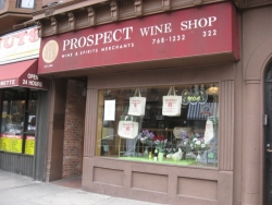 Prospect Wine Shop in Park Slope